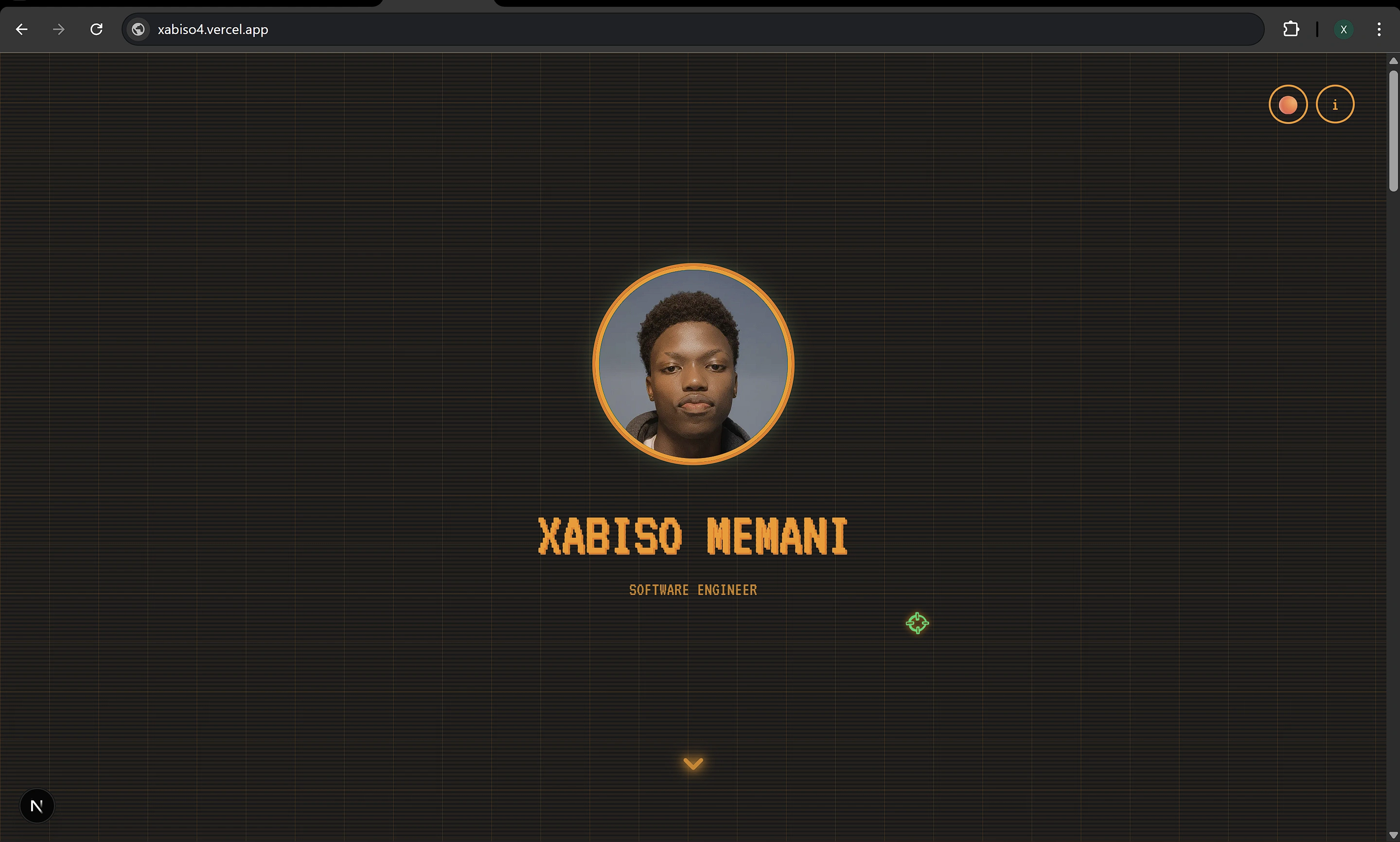 Xabiso Memani Portfolio screenshot