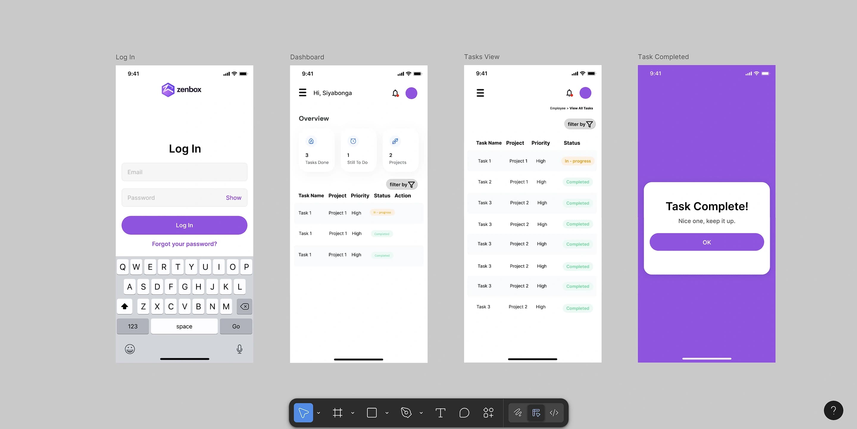ZenBox Mobile App screenshot